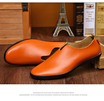 Μοντέρνα δερμάτινα υποδήματα σε τέσσερα χρώματα