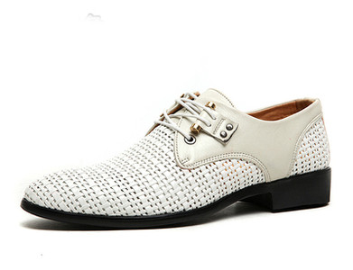 Pantofi de vară pentru bărbați în negru, maro și alb