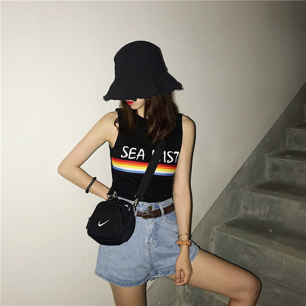 Maieu de damă cu imprimeu alb și negru