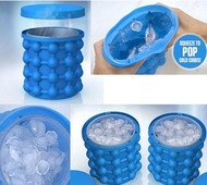 Διπλό θάλαμο σιλικόνης που περιέχει έως και 120 κύβους πάγου