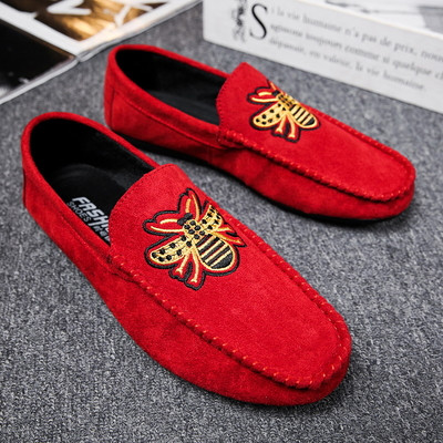 Mocasini de vara barbatesti in diferite modele cu motive colorate, broderii si imprimeu