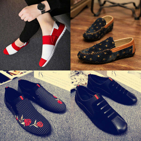 Mocasini stilați pentru bărbați în mai multe modele