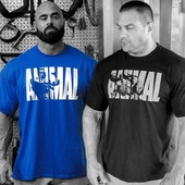 Tricou sport din bumbac cu inscriptii in mai multe culori