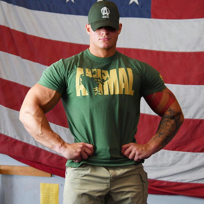 Tricou sport din bumbac cu inscriptii in mai multe culori