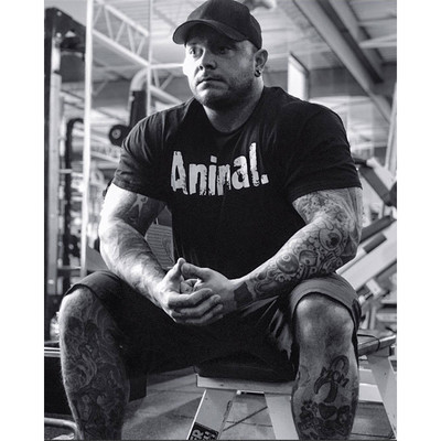 Tricou sport din bumbac cu inscriptii in mai multe culori