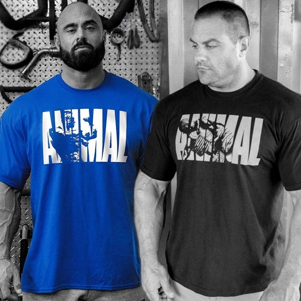 Tricou sport din bumbac cu inscriptii in mai multe culori