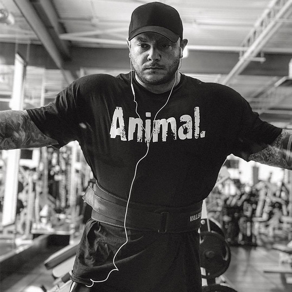 Tricou sport din bumbac cu inscriptii in mai multe culori