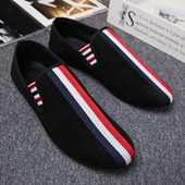 Ανδρικά κομψά μοκασίνια με χρωματιστές λωρίδες