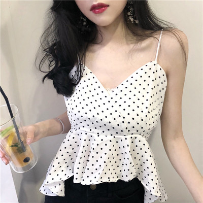 Maieu de damă simetric în alb și negru