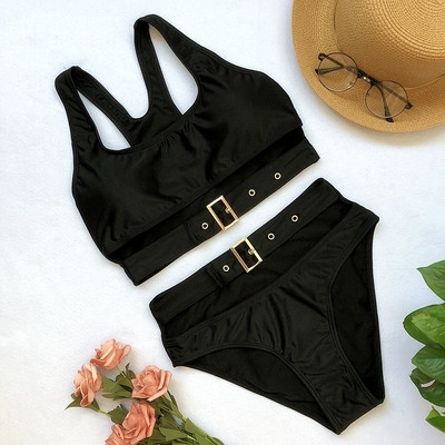 NOU costum de baie negru din două piese