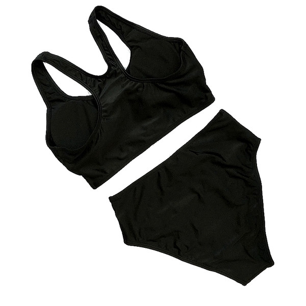 NOU costum de baie negru din două piese