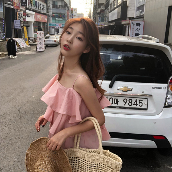 Maieu modern de damă cu volane în trei culori