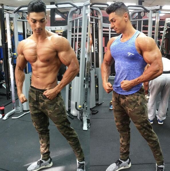 Αθλητική ανδρική φόρμα  σε σχέδιο καμουφλάζ