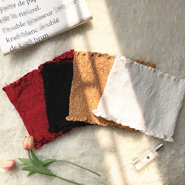 Bustiera elastica scurta de dama in mai multe culori