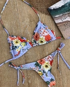 Costum de baie dama cu motive florale