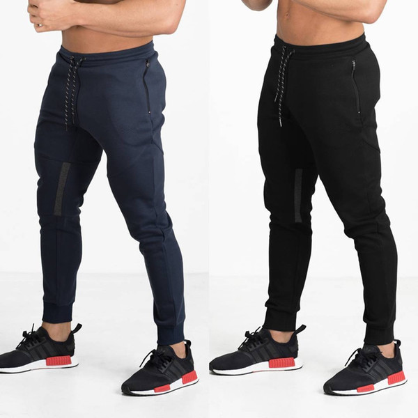 Pantaloni sport barbati cu cravate in doua culori