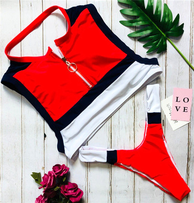 Costum de baie NOU cu fermoar în patru culori