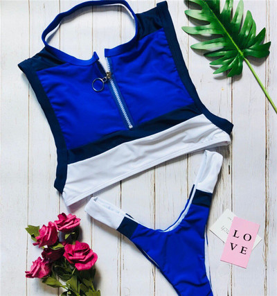 Costum de baie NOU cu fermoar în patru culori