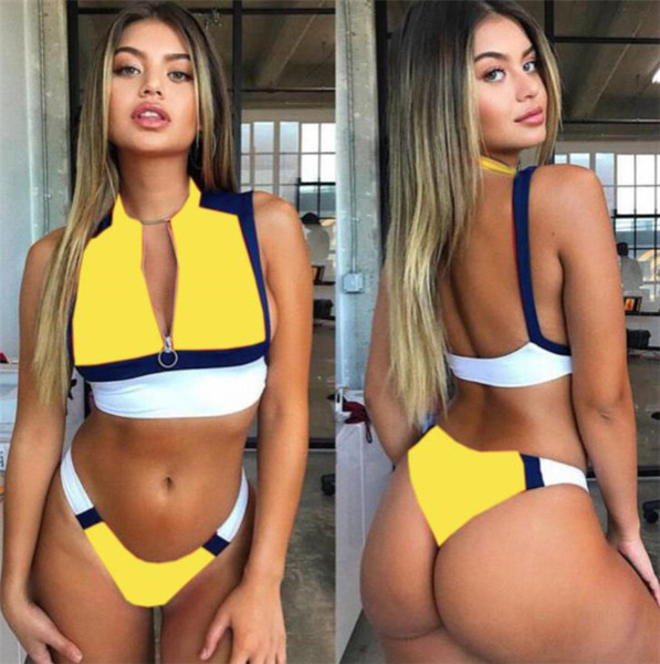 Costum de baie NOU cu fermoar în patru culori