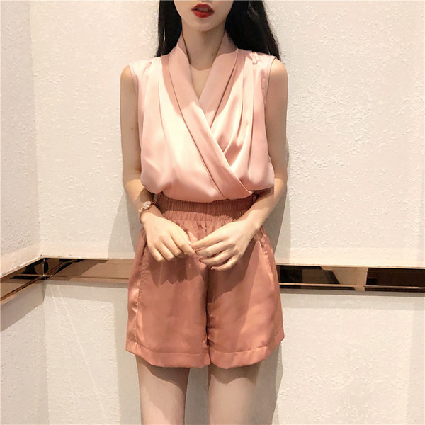 Top de damă elegant cu bretele largi în două culori