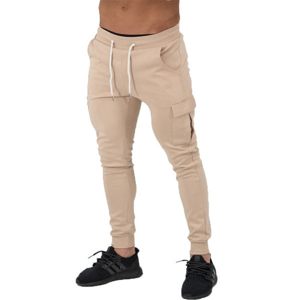 HIT Pantaloni sport pentru bărbați cu buzunare în trei culori