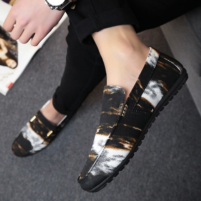 Mocasini stilați pentru bărbați în culori irizate