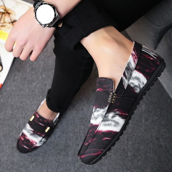 Mocasini stilați pentru bărbați în culori irizate