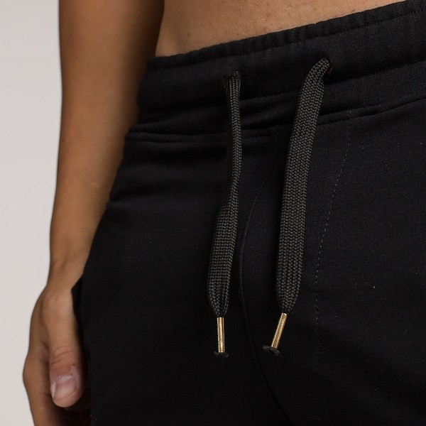 HIT Pantaloni sport pentru bărbați cu elemente aurii