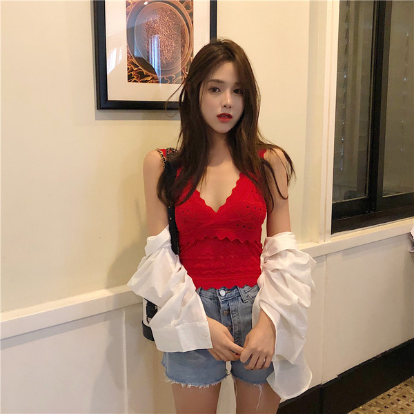 Maieu de damă în mai multe culori cu decolteu în V