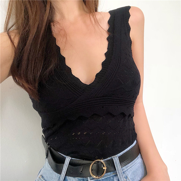 Maieu de damă în mai multe culori cu decolteu în V