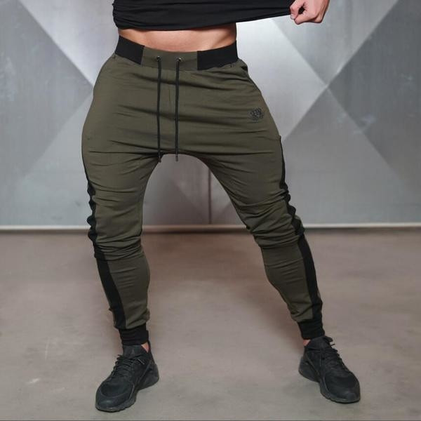 Costum sport barbatesc cu margine gri in doua culori