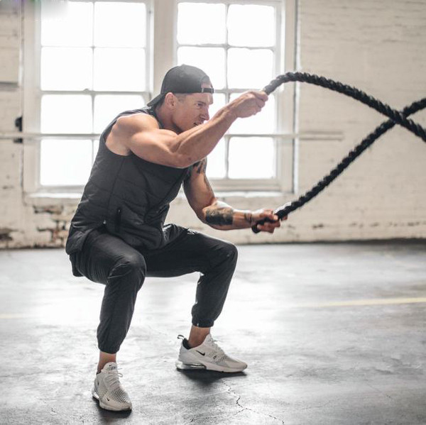 HIT Pantaloni sport pentru bărbați noi în negru