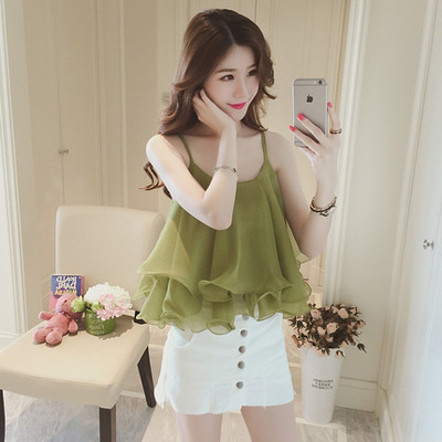 Μοντέρνο γυναικείοαμάνικο σε πράσινο χρώμα - ευρύ σχέδιο