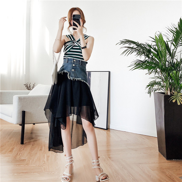 Maieu elegant de damă, cu bretele largi, în trei culori