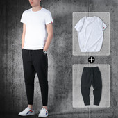 Echipa sportivă masculină - Tricou cu mâneci scurte și pantaloni lungi