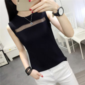 Maieu de dama cu elemente transparente in mai multe culori