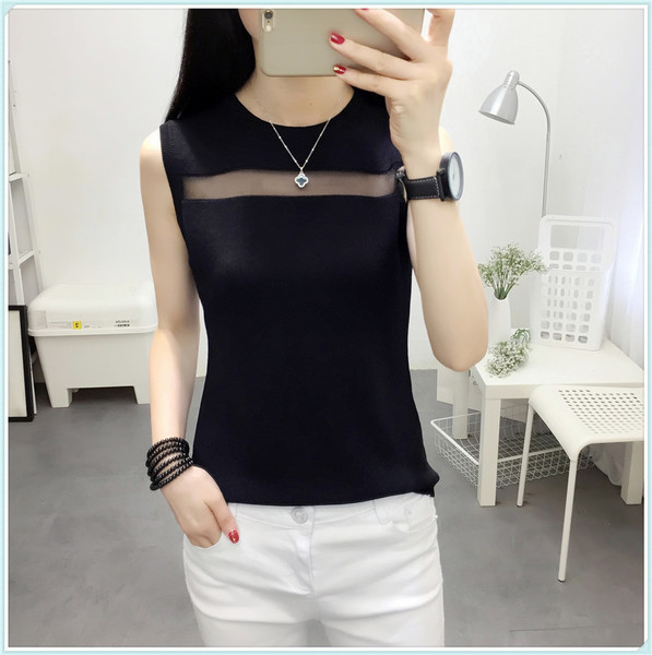 Maieu de dama cu elemente transparente in mai multe culori