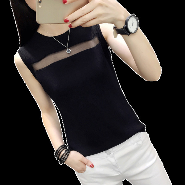 Maieu de dama cu elemente transparente in mai multe culori