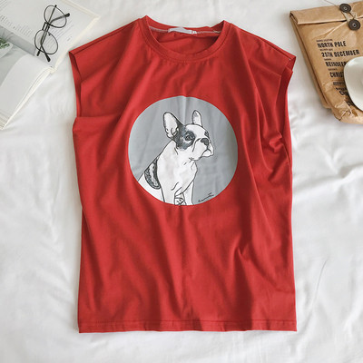 Maiou de damă de zi cu zi cu aplicație în trei culori