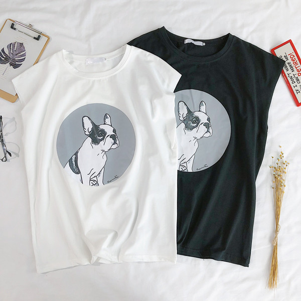 Maiou de damă de zi cu zi cu aplicație în trei culori