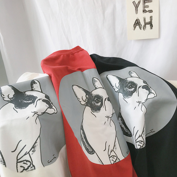 Maiou de damă de zi cu zi cu aplicație în trei culori