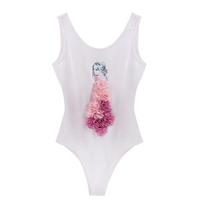 Γυναικέιο μοντέρνο μαγιό σε λευκό χρώμα