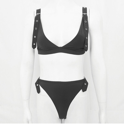 Costum de baie elegant pentru femei în două părți în patru culori