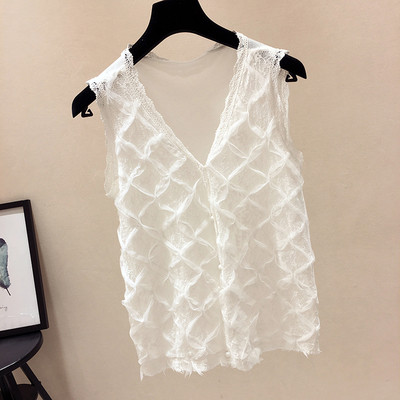 Maieu elegant de dama cu dantela si nasturi in mai multe culori