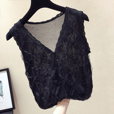 Maieu elegant de dama cu dantela si nasturi in mai multe culori