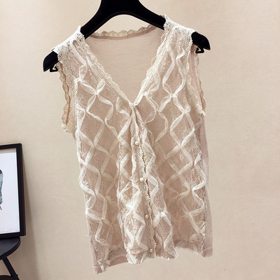 Maieu elegant de dama cu dantela si nasturi in mai multe culori