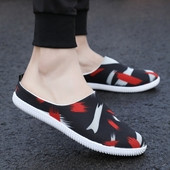 Ανδρικά μοκασίνια με πολύχρωμα στοιχεία