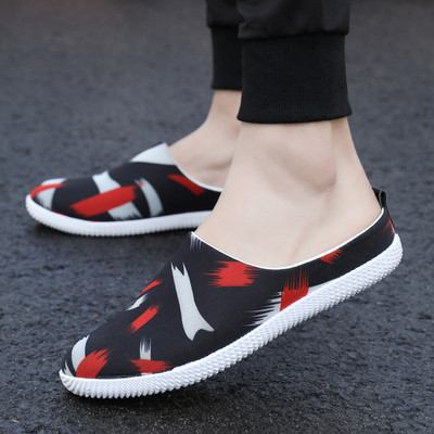 Ανδρικά μοκασίνια με πολύχρωμα στοιχεία