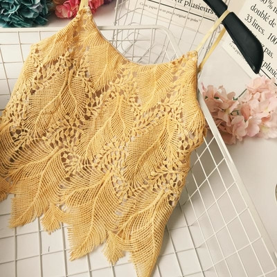 Top de damă elegant din dantelă cu bretele subțiri în diferite culori