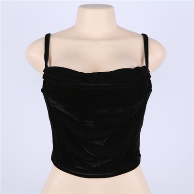 Top dama din piele intoarsa in trei culori